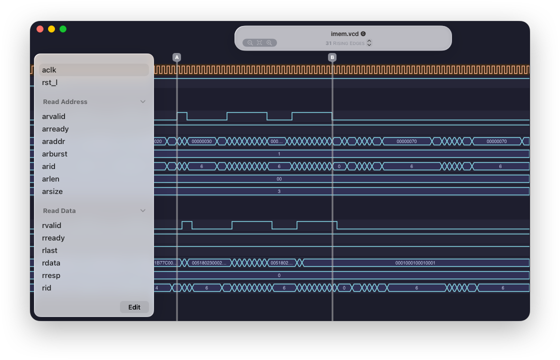 Vision S1 interface screenshot